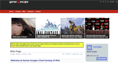 Desktop Screenshot of ffxi.gamerescape.com
