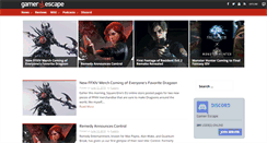 Desktop Screenshot of gamerescape.com