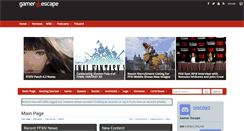 Desktop Screenshot of ffxiv.gamerescape.com